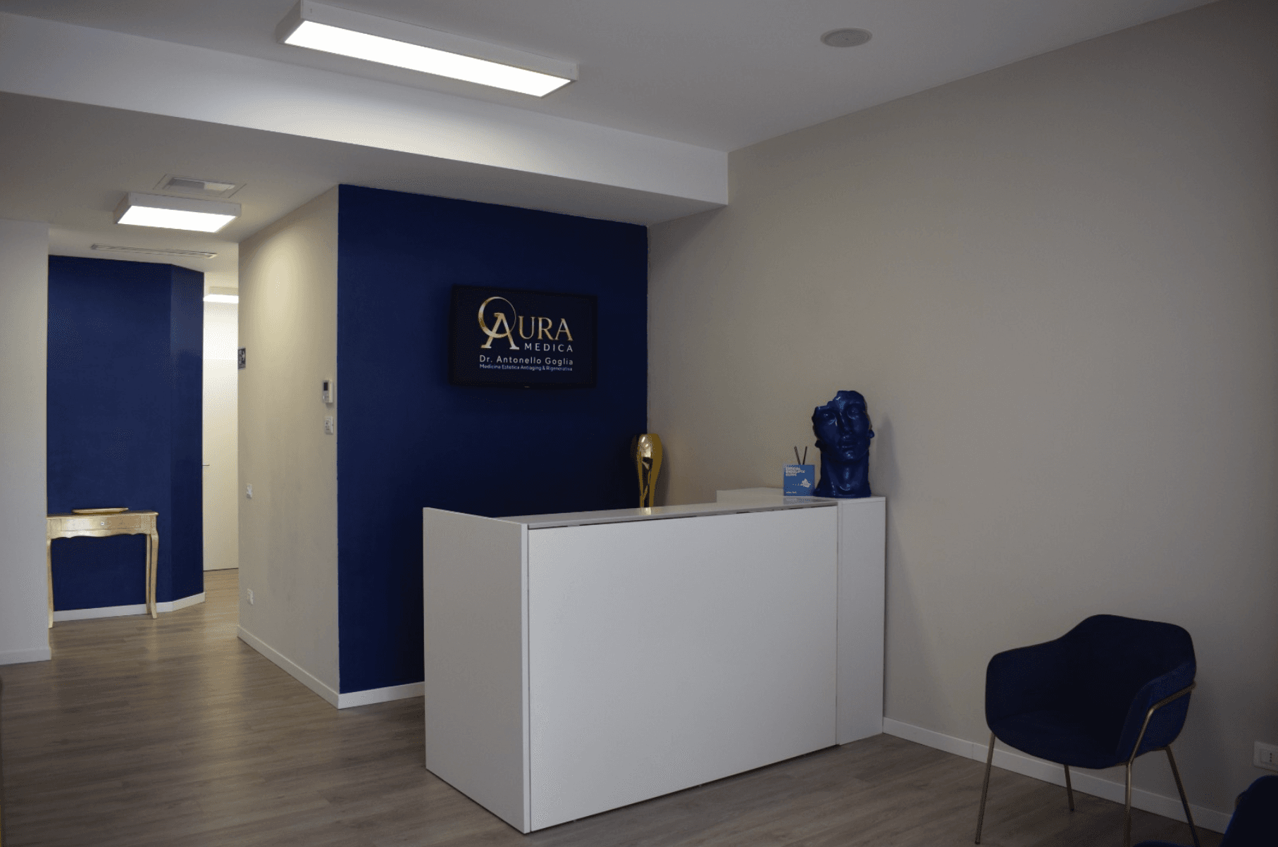 Reception di Aura Medica — Dott. Antonello Goglia, Bussolengo